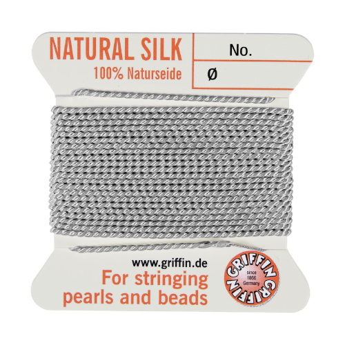 FILO PERLE 100 SETA GRIGIO - N° 1