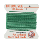 FILO PERLE 100 SETA VERDE - N° 5