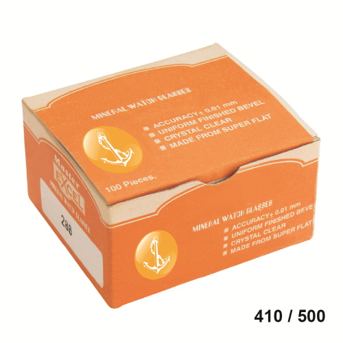 ASSORTIMENTO 20 VETRI MINERALI PIANI H 1.00 - Ø 410 - 500
