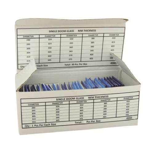 ASSORTIMENTO PZ 37 VETRI MINERALI  H 2.5 - Ø 270 / 450