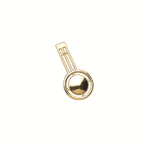 PENDOLINO PENDOLO PLASTICA A LIRA GOLD D.45 MM