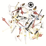 ASSORTIMENTO LANCETTE SECONDI AL SEI 25 PZ.