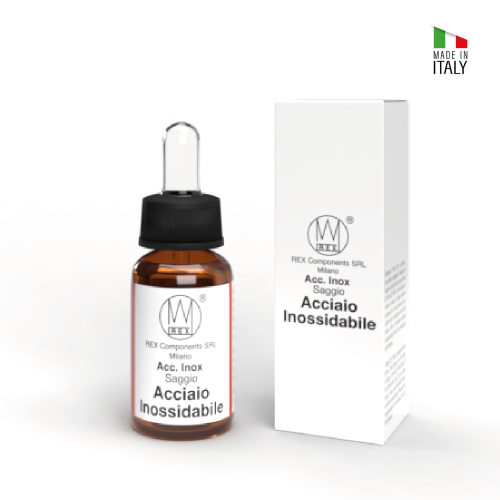 ACIDO REAGENTE REX SAGGIO ACCIAIO