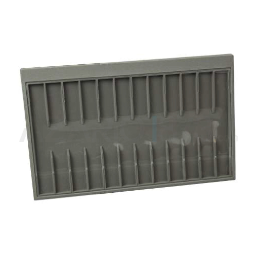 ESPOSITORE FLOCCATO PER 12 CINTURINI IN PELLE (UOMO)