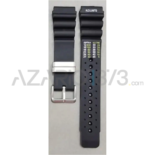CINTURINO SUB IN GOMMA PASSANTI ACCIAIO - XG419
