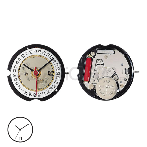 MOVIMENTO RONDA 585 SWISS MADE, 8 3/4''', ALT. 3.00, ALT. SFERE 1, D6, 3 LANCETTE
