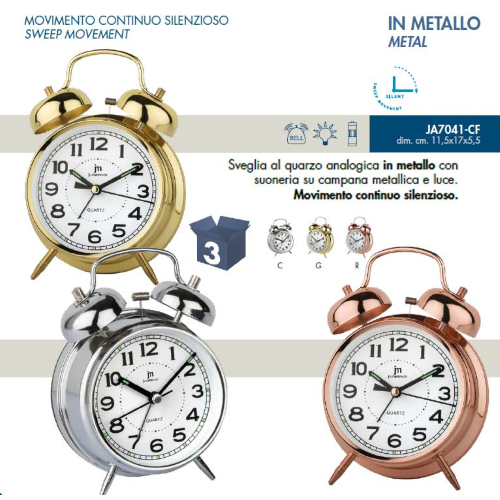 SVEGLIA JUST MINUTE JA7041 - CF. 3 PZ.