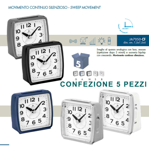 SVEGLIA JUST MINUTE JA7050 - CF. 5 PZ.