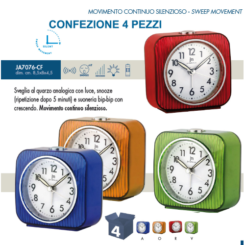 SVEGLIA JUST MINUTE JA7076 - CF. 4 PZ.