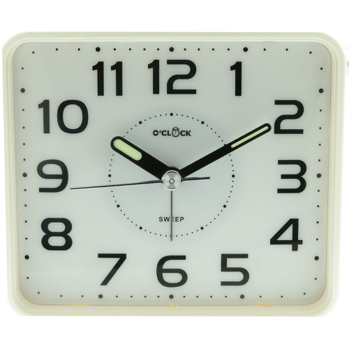 SVEGLIA QUARZO O'CLOCK ST 5410 - BIANCO