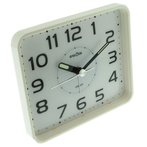 SVEGLIA QUARZO O'CLOCK ST 5410 - BIANCO