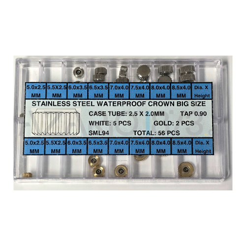 ASSORTIMENTO 56 CORONEIMPERMEABILI IN ACCIAIO GIGANTI