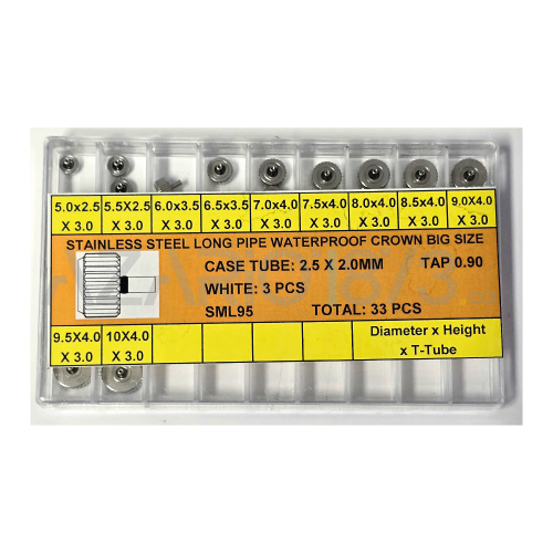 ASSORTIMENTO CORONE GIGANTI CROMATE CANOTTO LUNGO