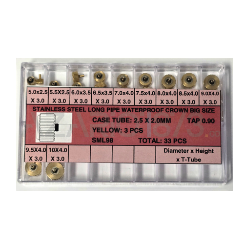 ASSORTIMENTO CORONE GIGANTI DORATE CANOTTO LUNGO
