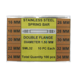 ASSORTIMENTO ANSE IN ACCIAIO 100 PZ - Ø 1.50 MM