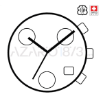 MOVIMENTO ETA G10791 CRONO, 13 1/4''', ALT. 5.62, ALT. SFERE 1, D4 ORIZZONTALE, ALLARME 24H