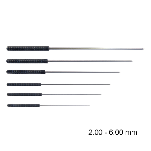 SERIE DI 6 ALESATOI Ø 2.20 - 6.00 MM