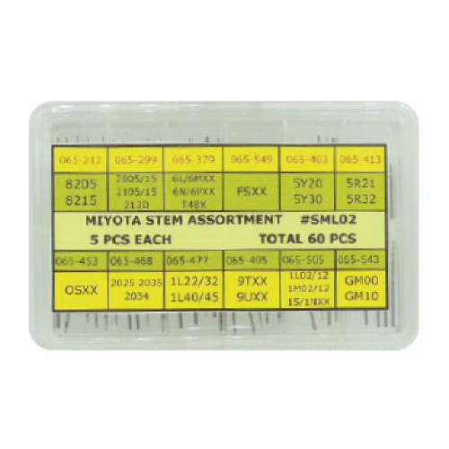 ASSORTIMENTO ALBERI DI CARICA MIYOTA 60 PZ.