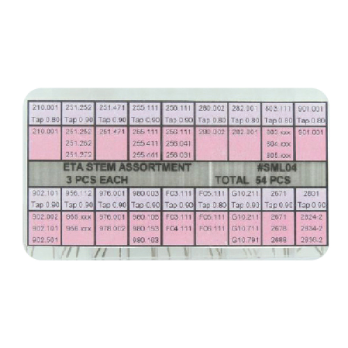ASSORTIMENTO DI 54 ALBERI DI CARICA ETA