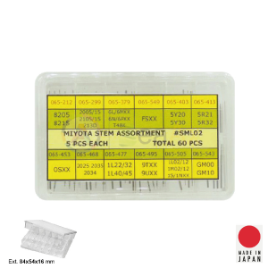 ASSORTIMENTO ALBERI DI CARICA MIYOTA 60 PZ.